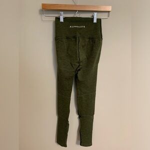 Alphalete R6 Revival Legging Olive Green Colour Size Small
